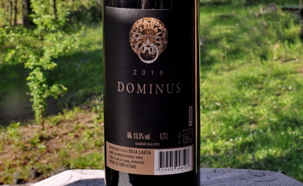 Dominus 2018 -konavoski cuvée pravo je južnjačko vino!