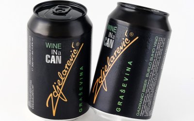 WINE in a CAN – graševina u limenci by Zdjelarević!