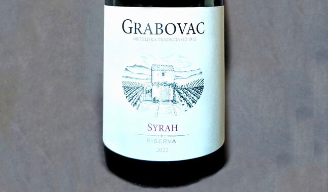 Syrah Riserva 2022, Vina Grabovac!