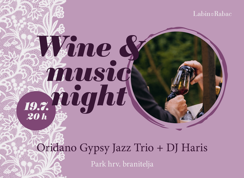 Ljeto u Labinu ne staje – stiže drugi Wine & Music Night!
