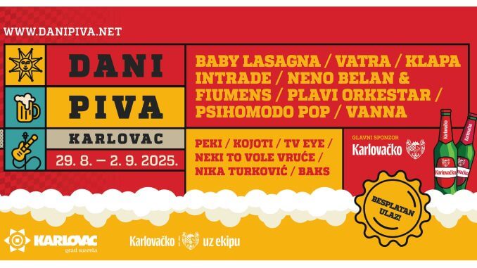 Na pivo u Karlovac – Dani piva 2025!
