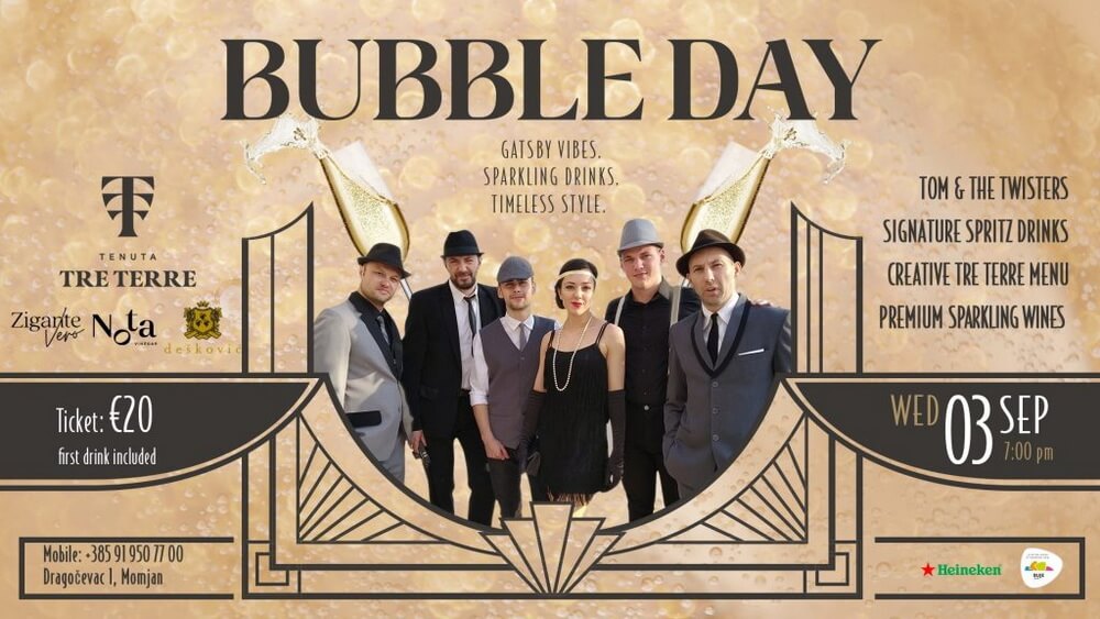 Bubble Day 2025 Gatsby Edition u Momjanu!