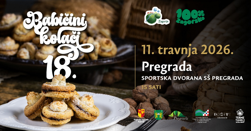 18. Babičini kolači ponovno u Pregradi – 33 zagorske bake čuvaju tradiciju slastica!