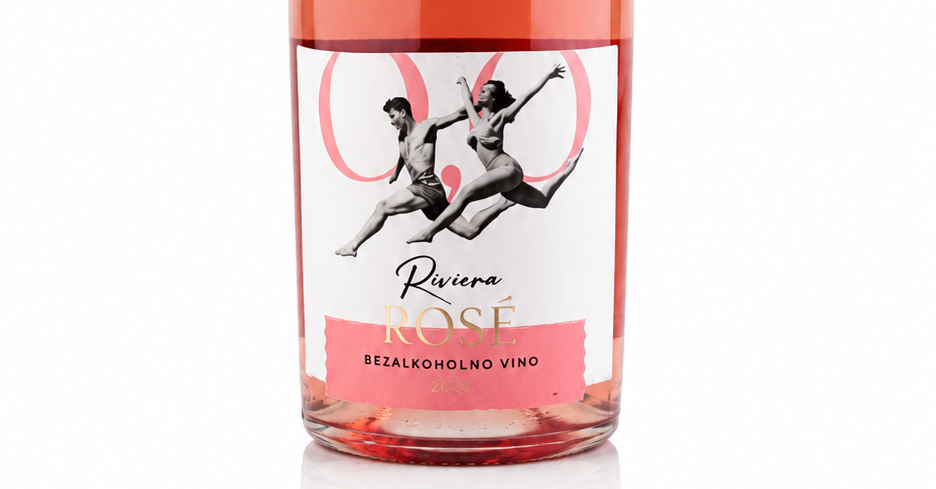 Rosé Riviera 2025, Agrolaguna -Prvo hrvatsko bezalkoholno ružičasto vino!