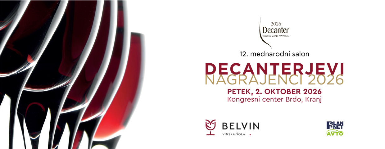 Više od 100 Decanterom nagrađenih vina stiže na Brdo kod Kranja!